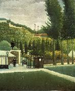 Henri Rousseau The Customs Post Sweden oil painting artist